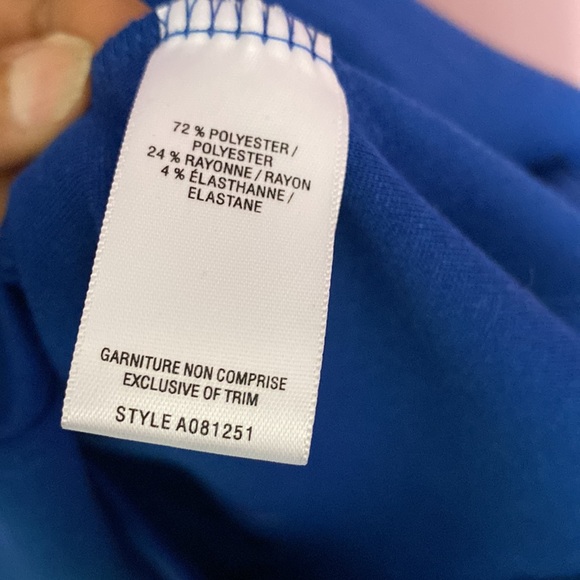 Vintage Jacob Starburst Blue Dress 2 - Picture 4 of 5